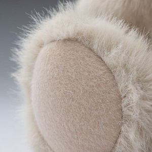 Медведь Lina TeddyTales длинношерстный, M, молочный, 30 см